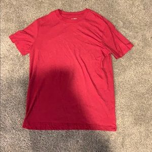 Red urban pipeline t shirt